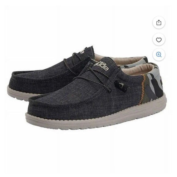 Hey Dude Wally Funk Camouflage Dark Grey Men\'s Slip-On Shoes US 8 EU 41 UK 7 main image 9